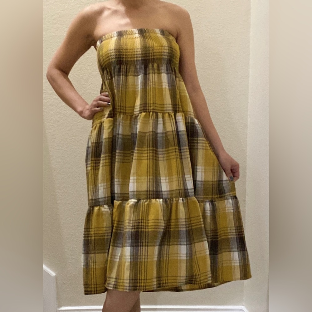 Nashalyly Summer Strapless Bohemian Off-Shoulder Dress